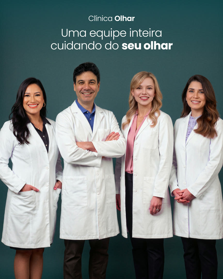 Clínica Olhar: uma equipe inteira cuidando do seu olhar